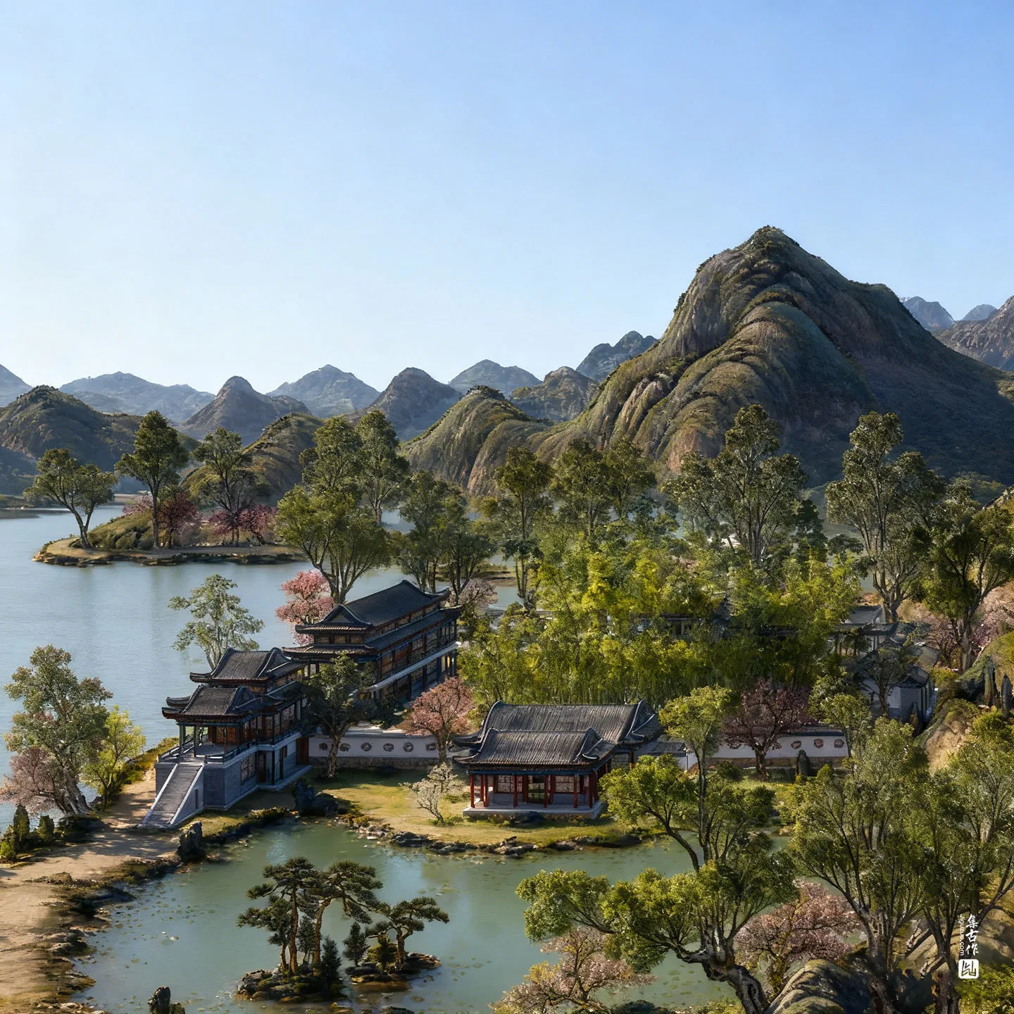 圆明园四十景图·天然图画实景图