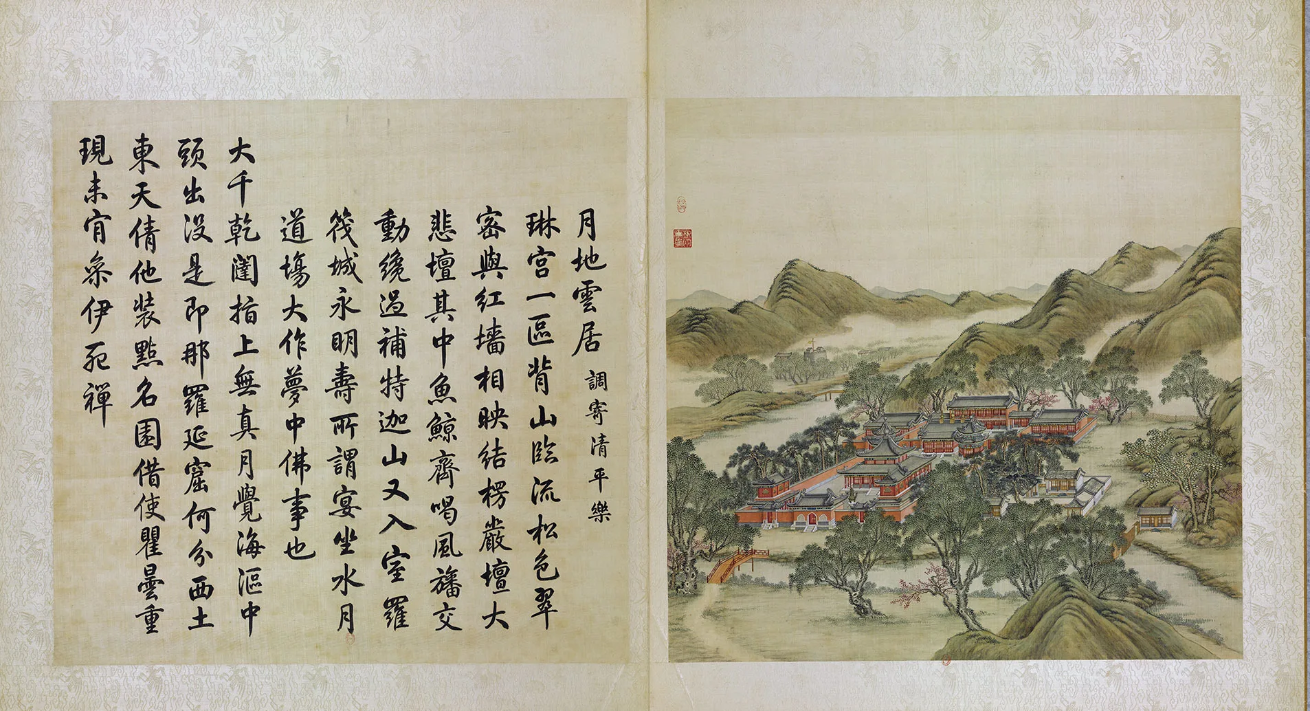 圆明园四十景图《月地云居》