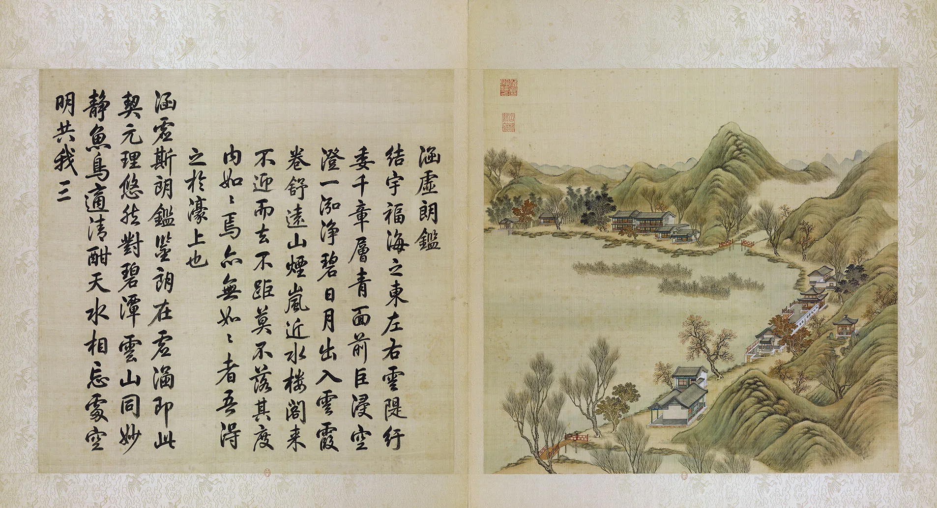 圆明园四十景图《涵虚朗鉴》