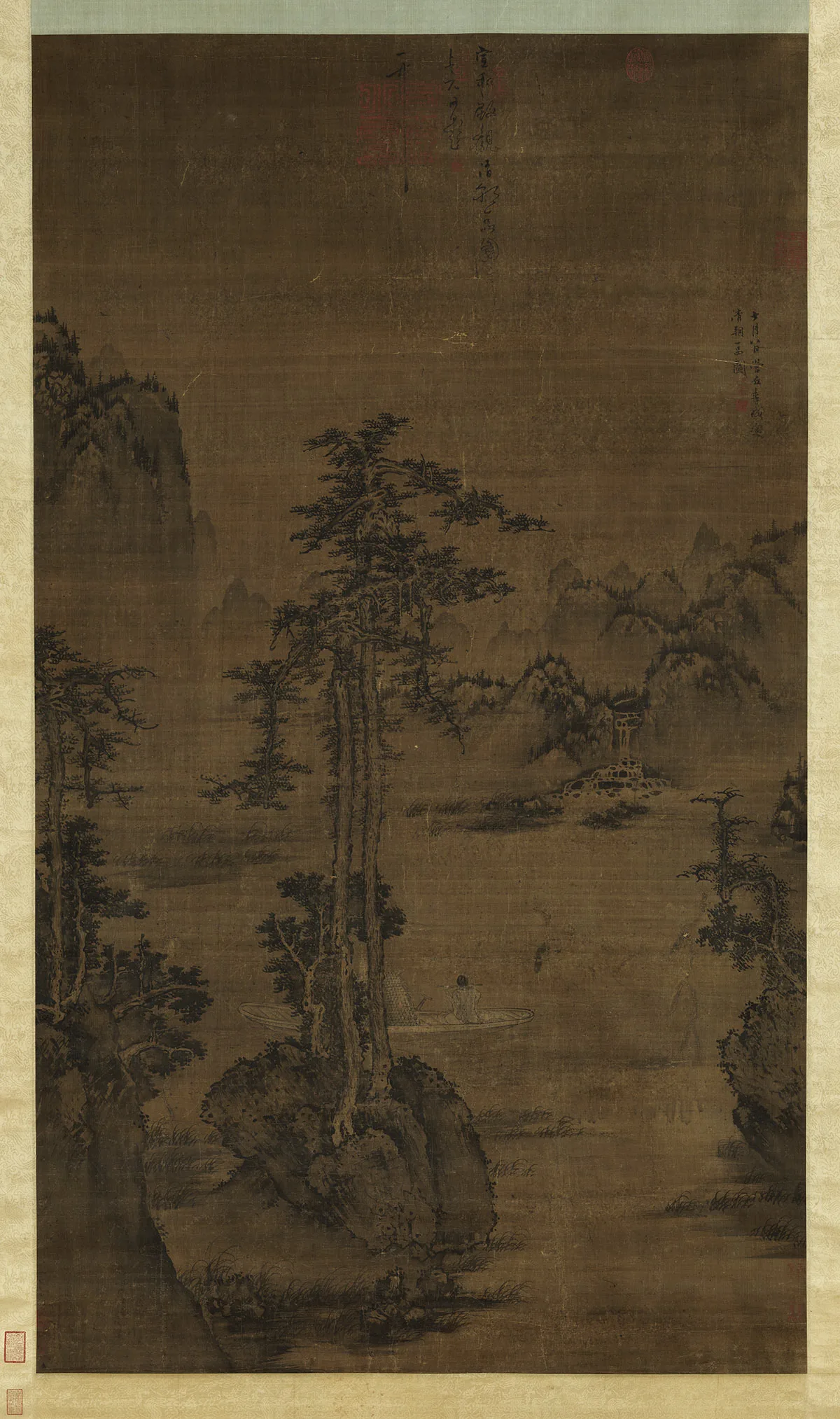 传宋李成《写清朝一品图》