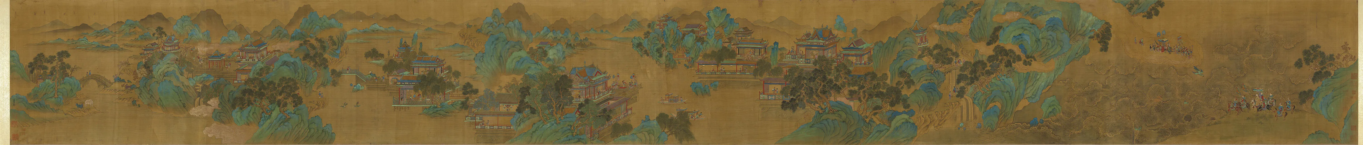 传宋赵伯驹《瑶池高会图》卷