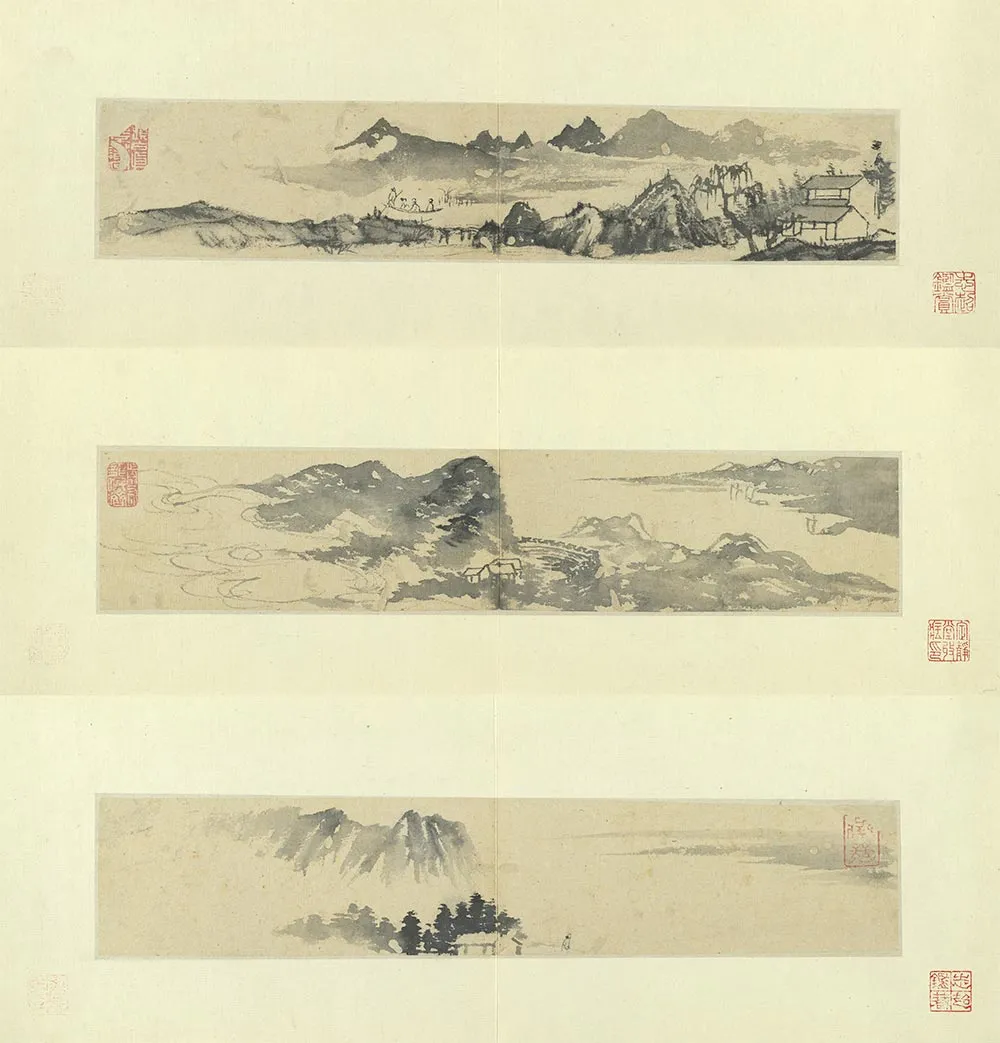 石涛水墨山水小册_01