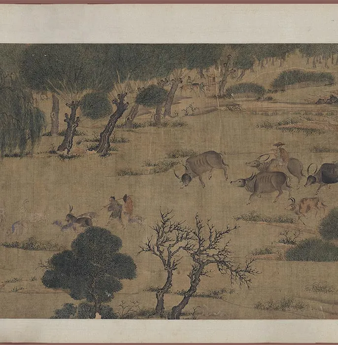 传南宋马逵丰年考牧图卷_12