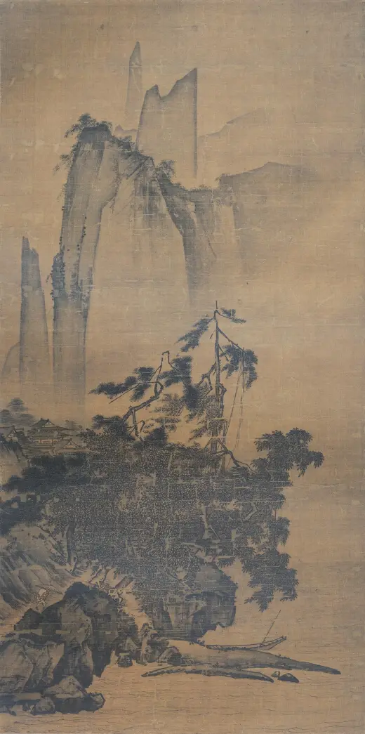 国画“松树”作品高清大图下载- 集古作网