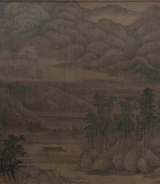 董源山水画《夏山图》卷_10