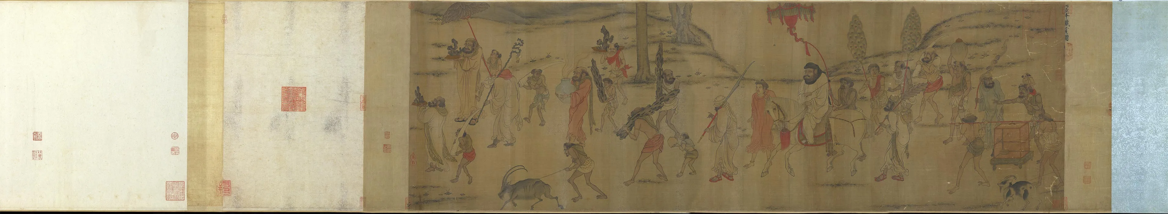 传阎立本人物画《职贡图》卷