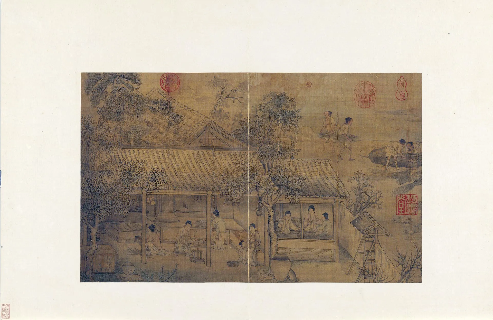 传刘松年《蚕事图》页