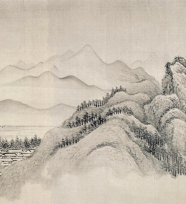 清王翚摹范宽溪山行旅图卷_07