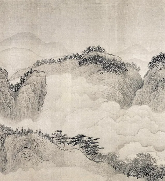 清王翚摹范宽溪山行旅图卷_09
