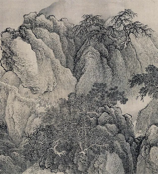 清王翚摹范宽溪山行旅图卷_18