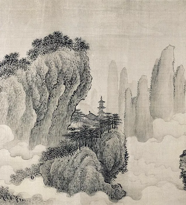 清王翚摹范宽溪山行旅图卷_10
