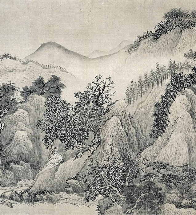 清王翚摹范宽溪山行旅图卷_04