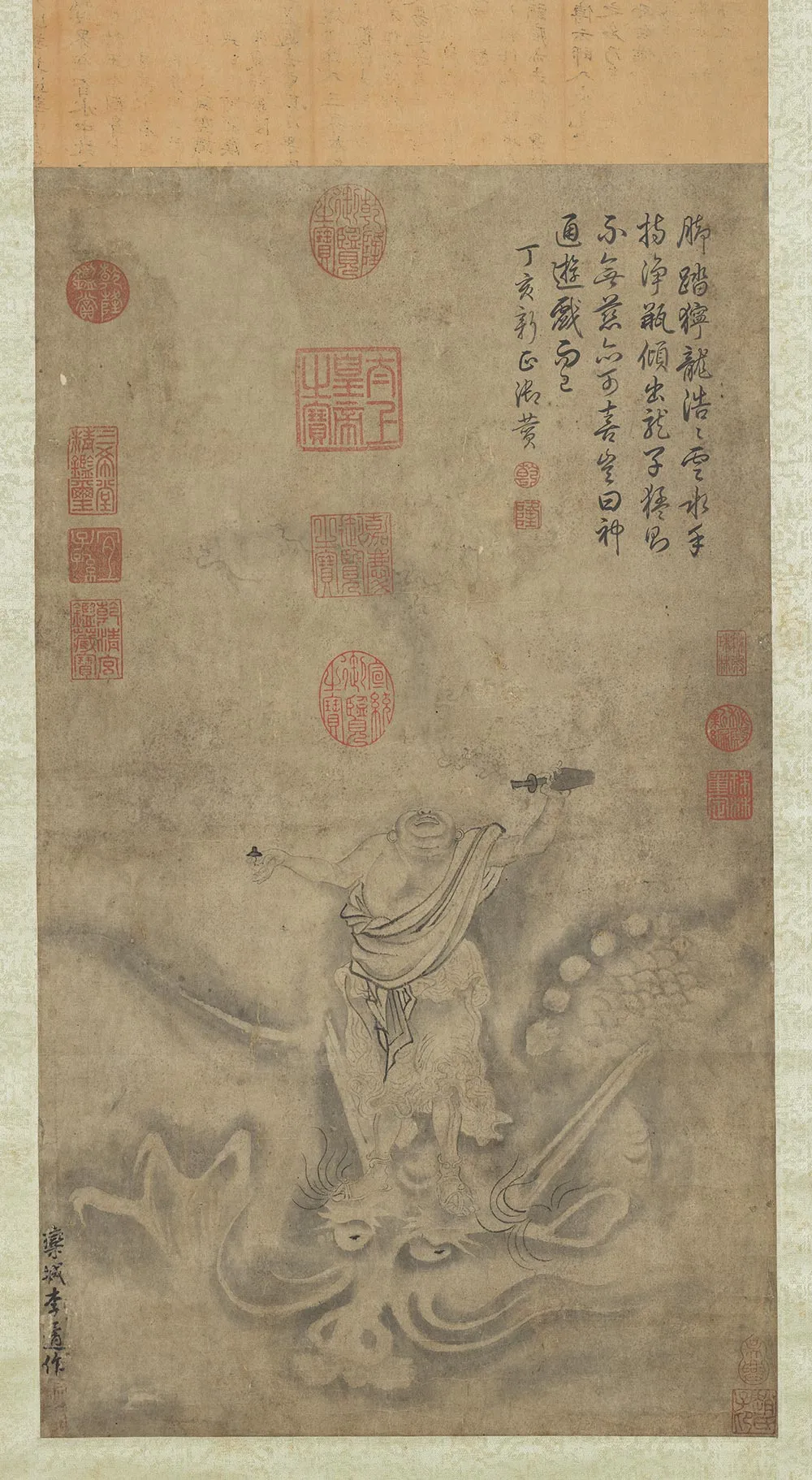 李遹《罗汉图》轴