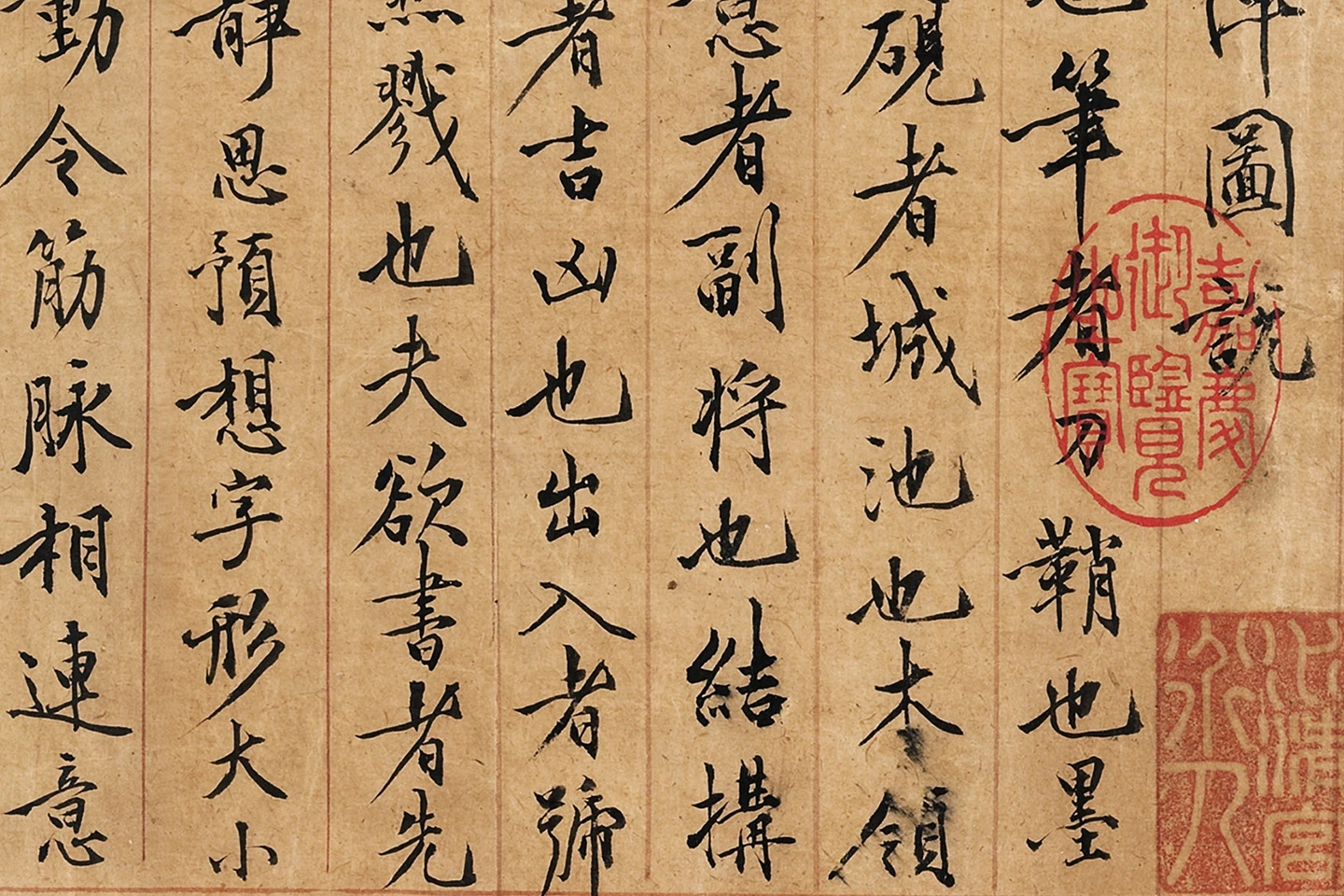 黄庭坚行楷书《书王羲之笔阵图说》卷- 书法作品高清大图下载- 集古作网