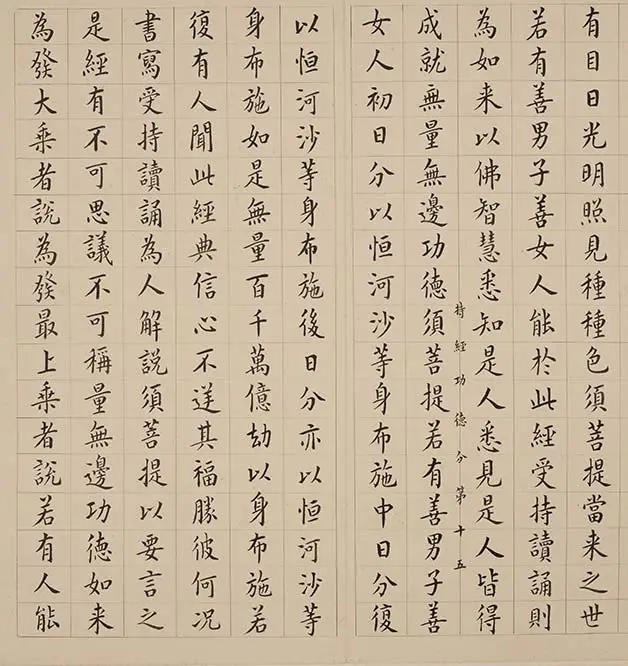 翁方纲小楷《金刚经册》_17