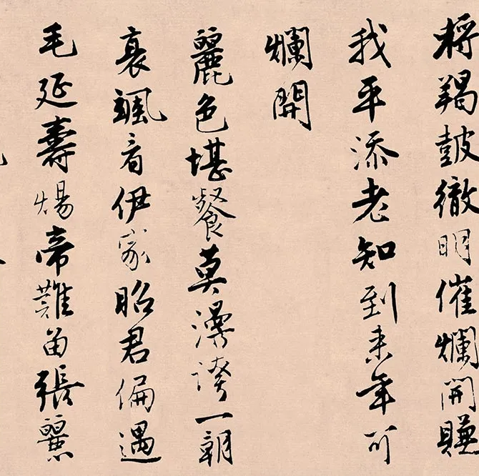 唐寅行书《落花诗册》_19