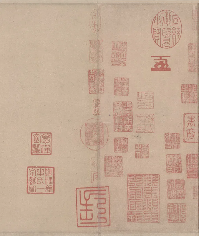 唐欧阳询梦奠帖卷_13