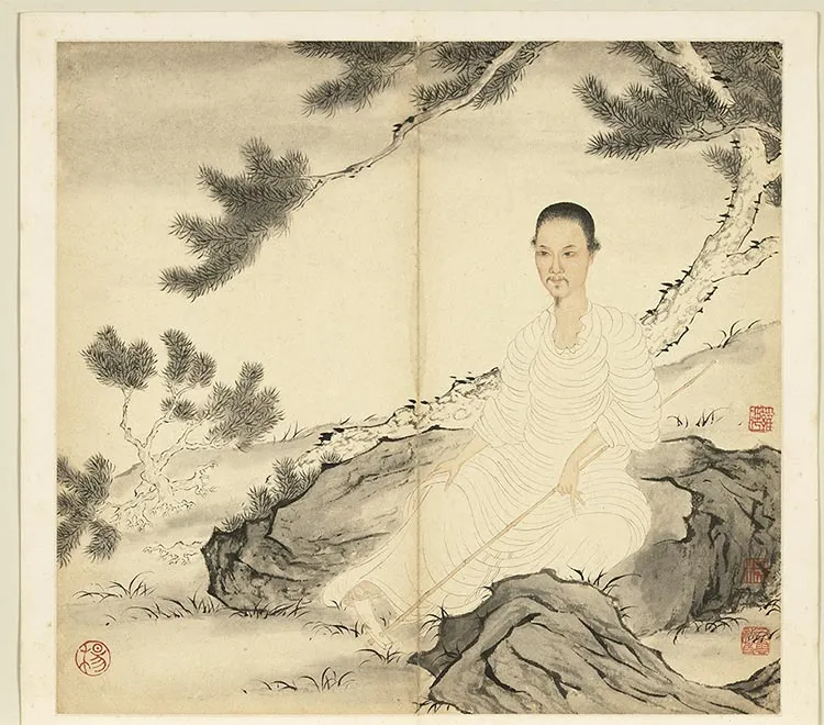 石涛书法《小楷书道德经》册_24
