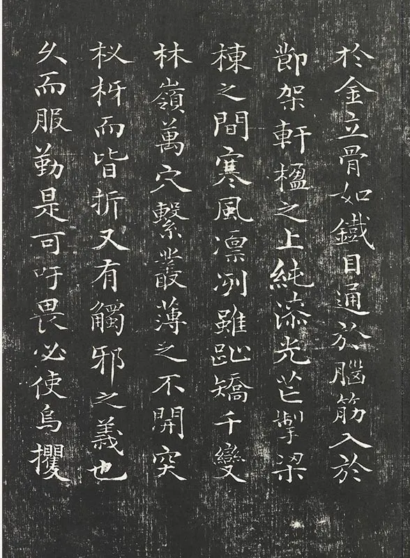 祝允明小楷书法《书杜甫雕赋并表》法帖墨拓_05