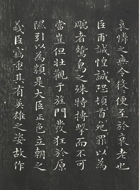 祝允明小楷书法《书杜甫雕赋并表》法帖墨拓_14