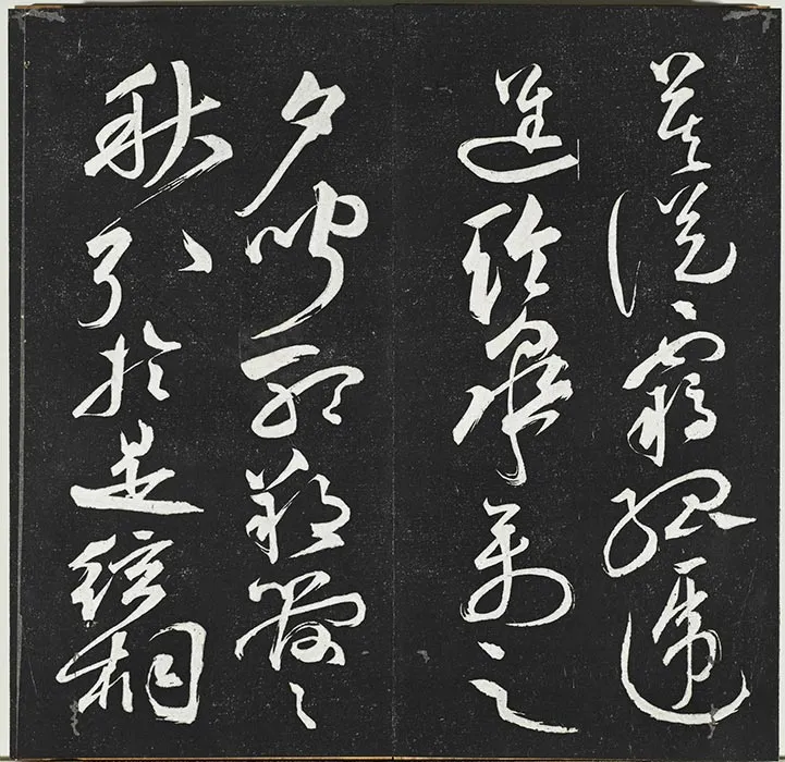 垂裕阁法帖《祝允明草书书宋谢庄月赋》墨拓_08