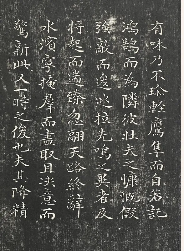 祝允明小楷书法《书杜甫雕赋并表》法帖墨拓_06