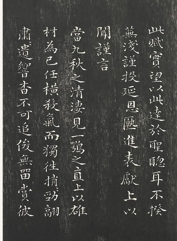 祝允明小楷书法《书杜甫雕赋并表》法帖墨拓_13