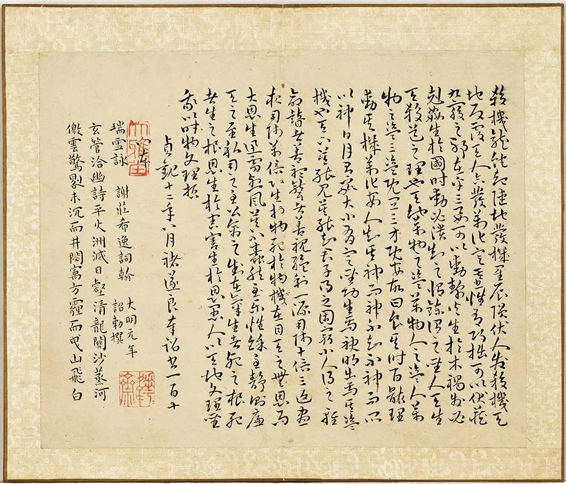 王宠《书乐毅论、兰亭序、鹅群帖、出师颂等帖》 (4)