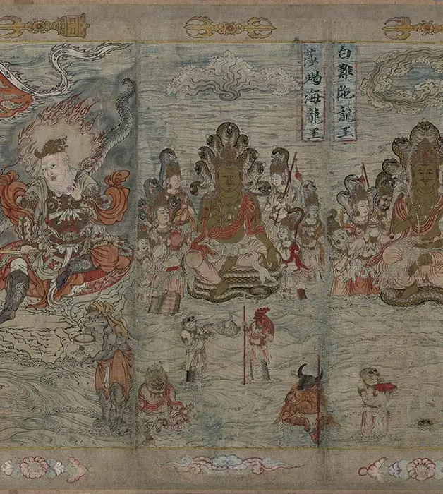 宋时大理国描工张胜温画梵像卷-A_26