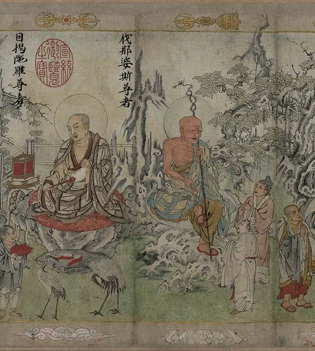 宋时大理国描工张胜温画梵像卷-A_21