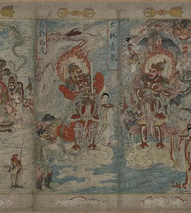 宋时大理国描工张胜温画梵像卷-A_27