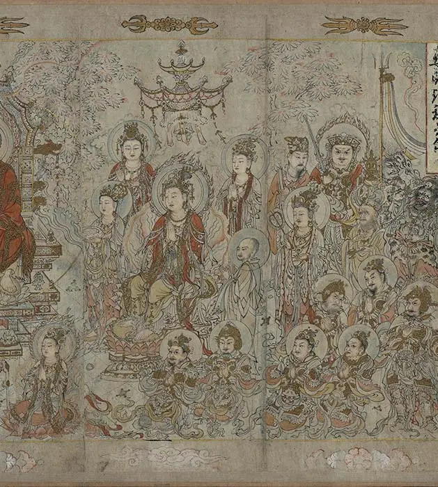 宋时大理国描工张胜温画梵像卷-A_02