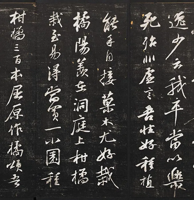 经训堂法帖苏轼行书《楚颂帖》《送安国教授诗》二帖_08