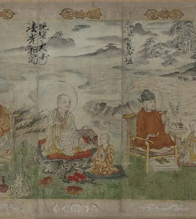 宋时大理国描工张胜温画梵像卷-A_09