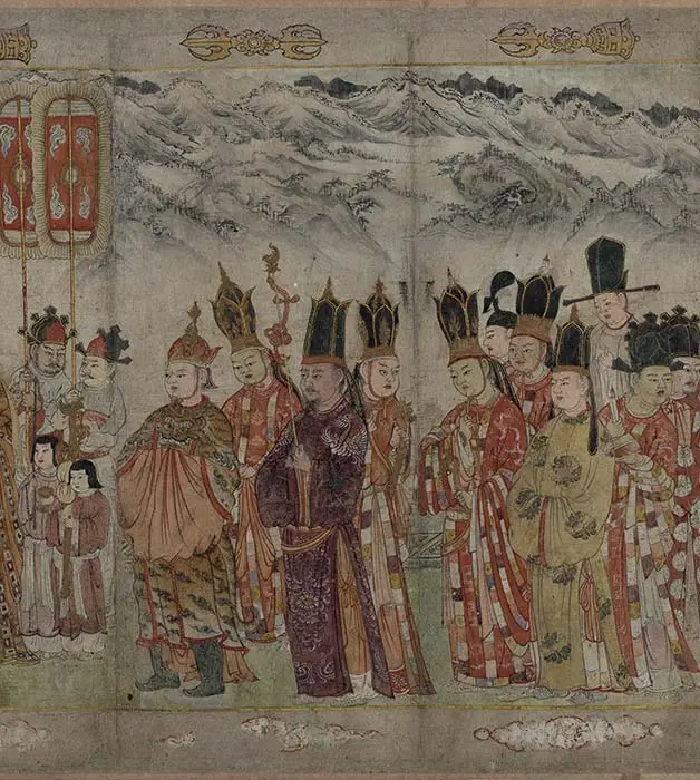 宋时大理国描工张胜温画梵像卷-A_31