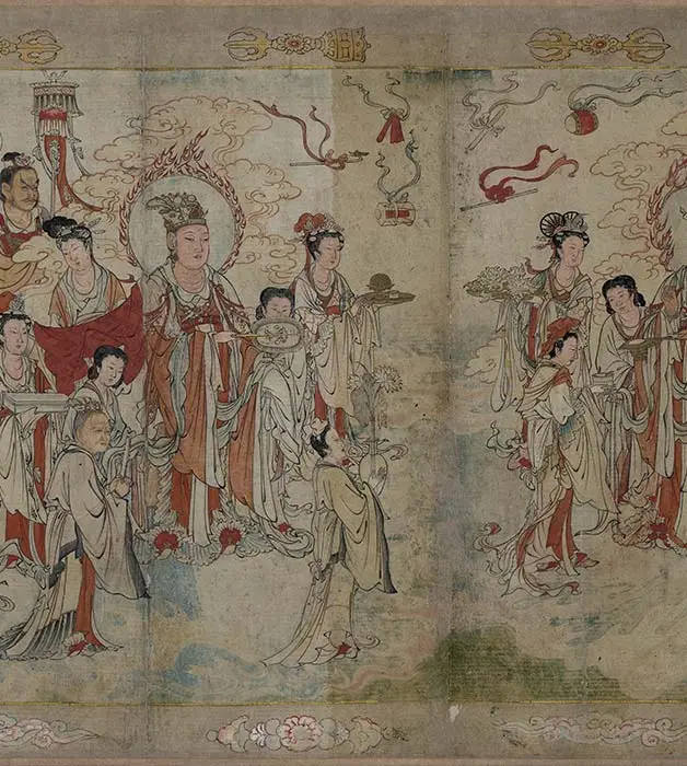 宋时大理国描工张胜温画梵像卷-A_23