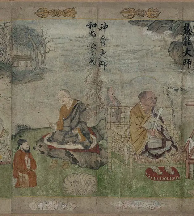 宋时大理国描工张胜温画梵像卷-A_10