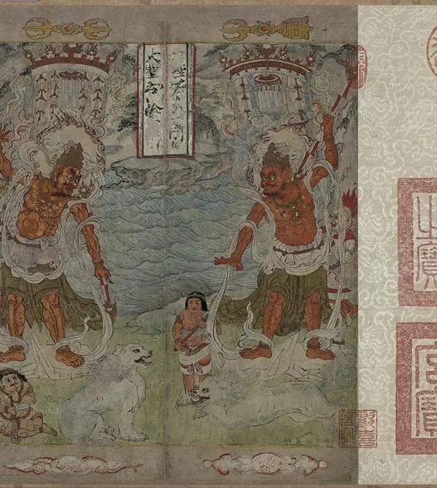 宋时大理国描工张胜温画梵像卷-A_29