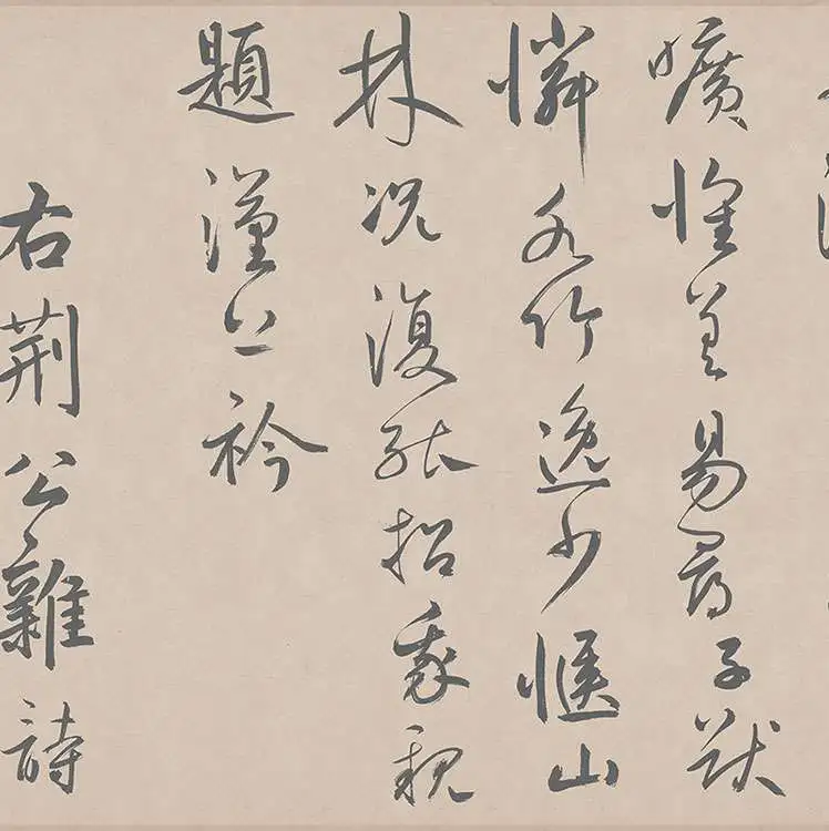 鲜于枢行草书《王安石杂诗卷》_08