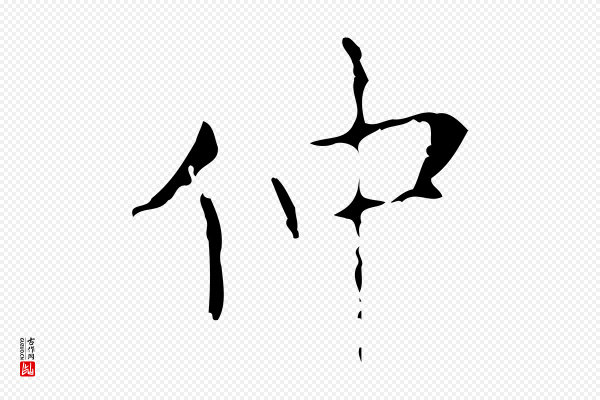 王仲伦《跋孝女曹娥碑》仲