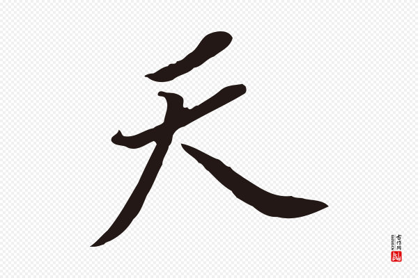 董其昌《跋孝经》天