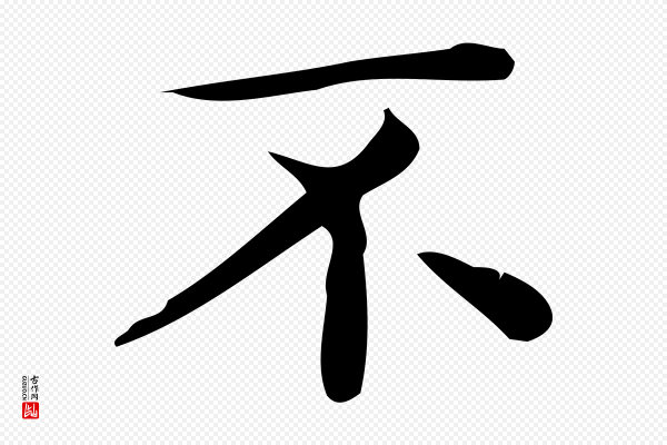 佚名《临右军东方先生画赞》不