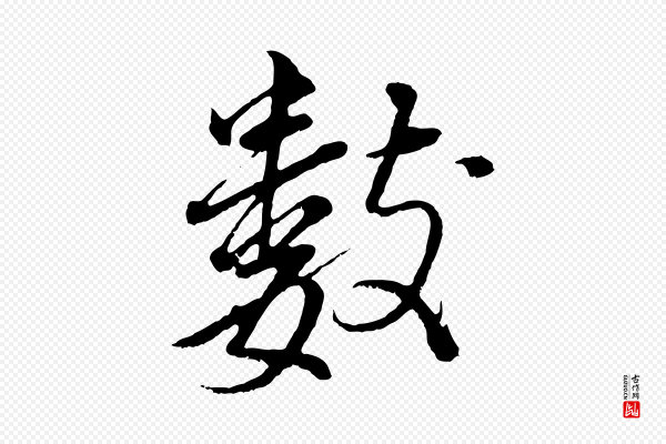 董其昌《仿颜苏三帖》數(数)
