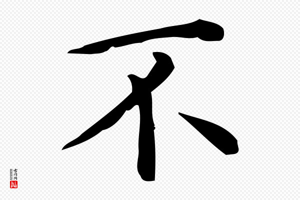 佚名《临右军东方先生画赞》不