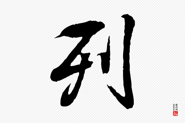 王羲之《临锺繇千字文》列