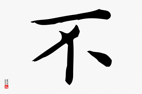佚名《临右军东方先生画赞》不