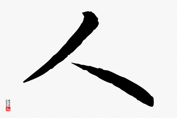 赵孟頫《临兰亭序并跋》人