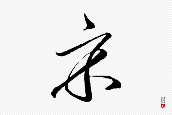 赵孟頫《临右军帖》示