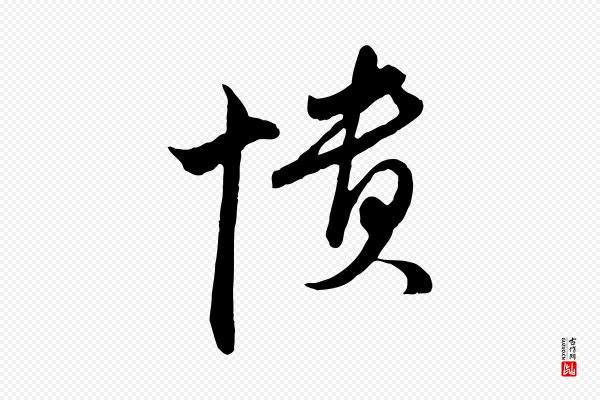 文徵明《与希古帖》憒(愦)