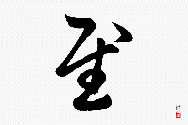 赵孟頫《临右军帖》慰